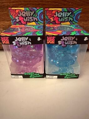 Needoh Jelly Squish Super Solid Squish - Purple & Blue